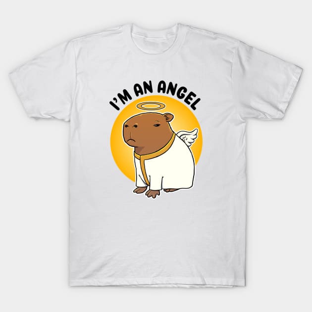 I'm an Angel Capybara T-Shirt by capydays